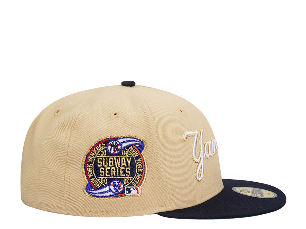 New Era New York Yankees Subway Series 2000 Vegas Gold Two Tone Edition 59Fifty Fitted Hat