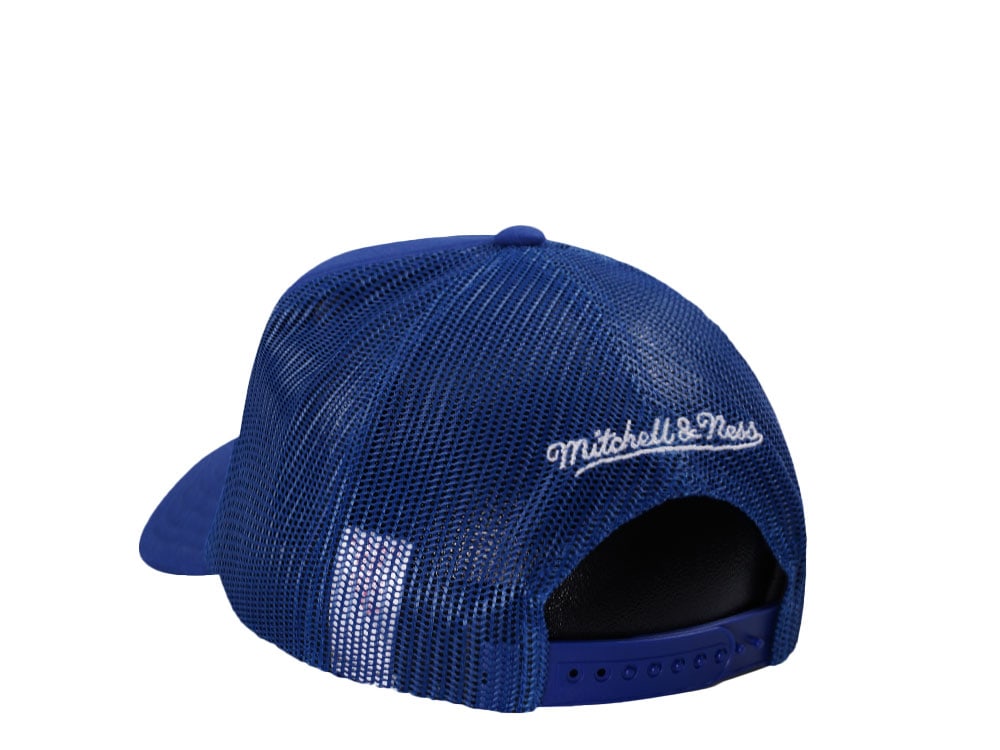 Mitchell & Ness Golden State Warriors Royal Blue Adjustable Fit Trucker Snapback Hat