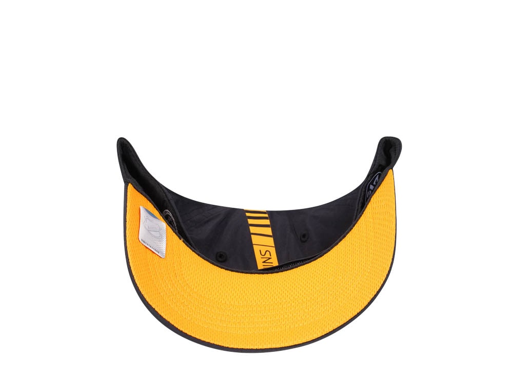 47Brand Pittsburgh Penguins Black Back Line Nylon Strapback Hat