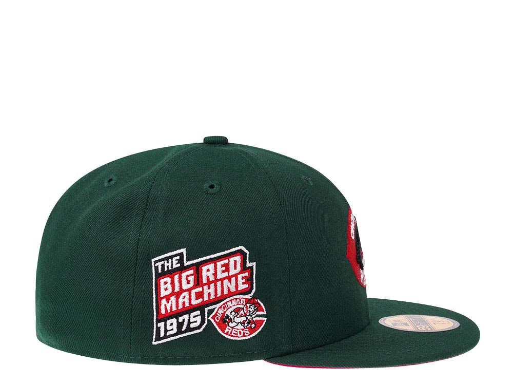 New Era Cincinnati Reds Big Red Machine Green and Red Edition 59Fifty Fitted Hat