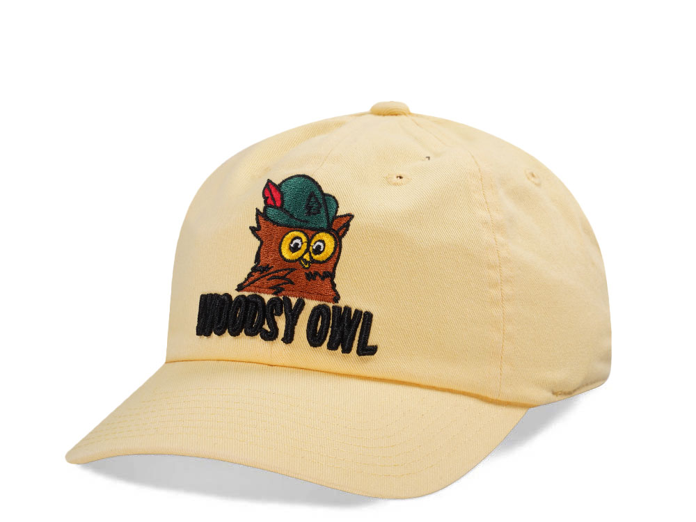 American Needle Woodsy Owl Ballpark Yellow Snapback Cap