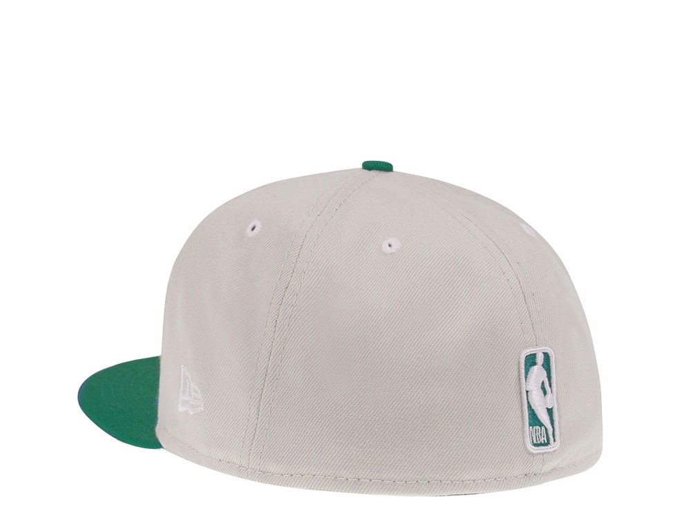 New Era Boston Celtics Cream Two Tone Edition 59Fifty Fitted Hat