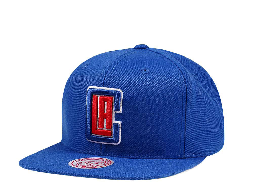 Mitchell & Ness Los Angeles Clippers Wool Solid Snapback Hat