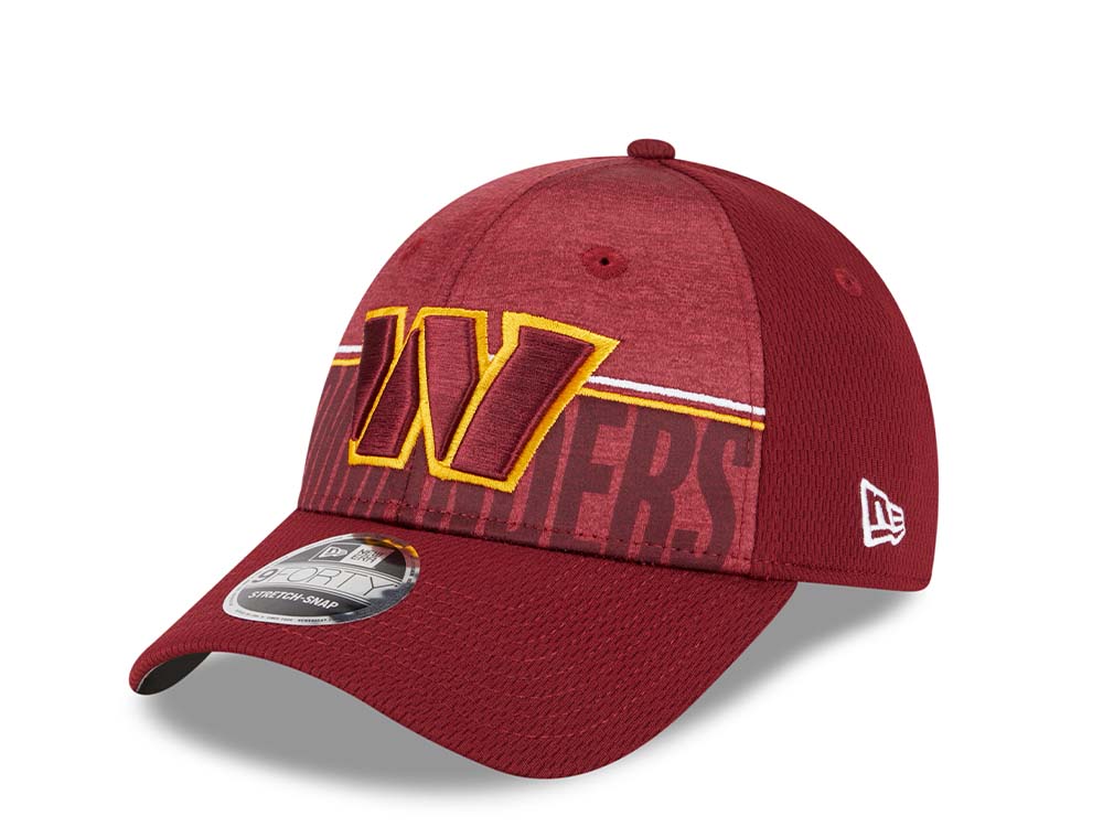 New Era Washington Commanders NFL Training Camp 23 9Forty Stretch Snapback Hat