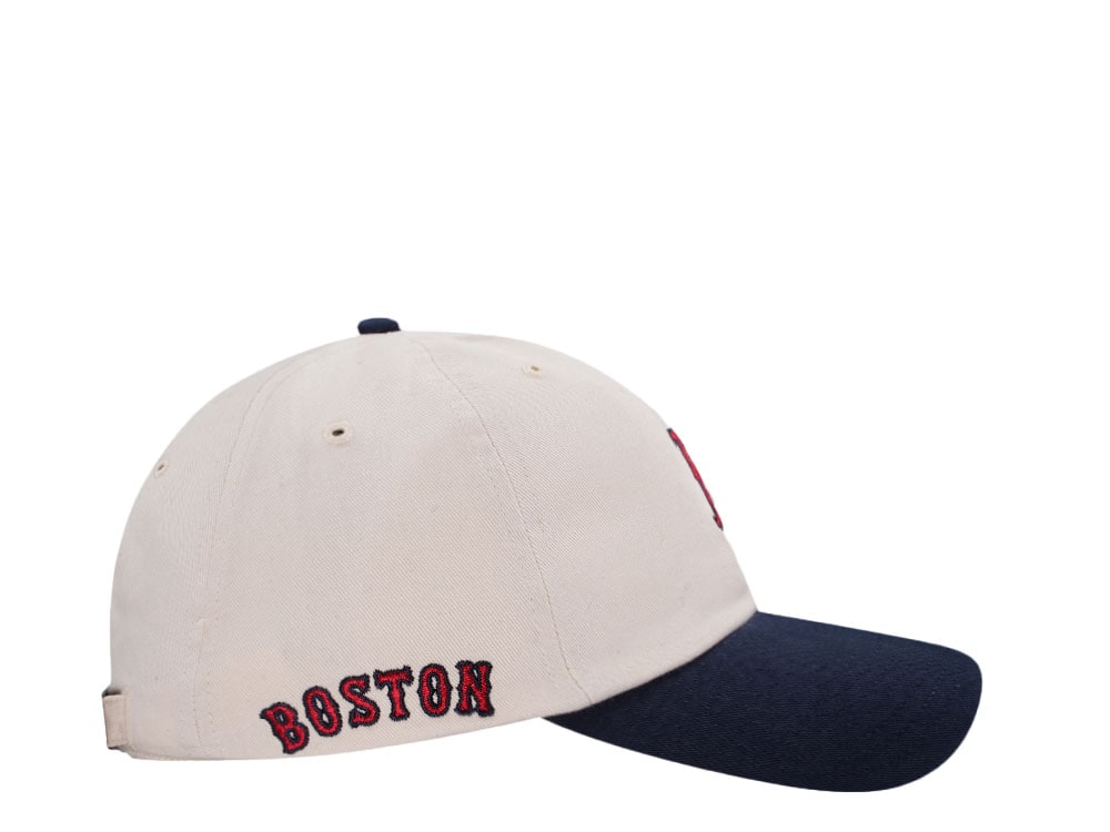 47Brand Boston Red Sox Natural Base Runner Clean up Snapback Hat