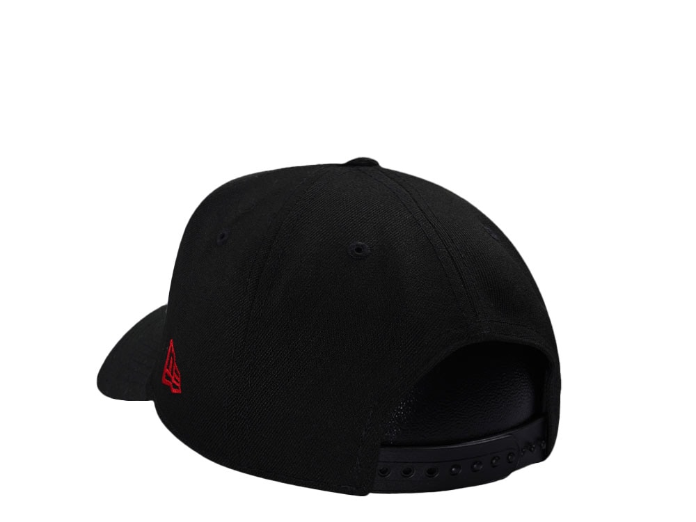New Era Kansas City Chiefs 50th Anniversary Black Edition 9Forty A Frame Snapback Hat