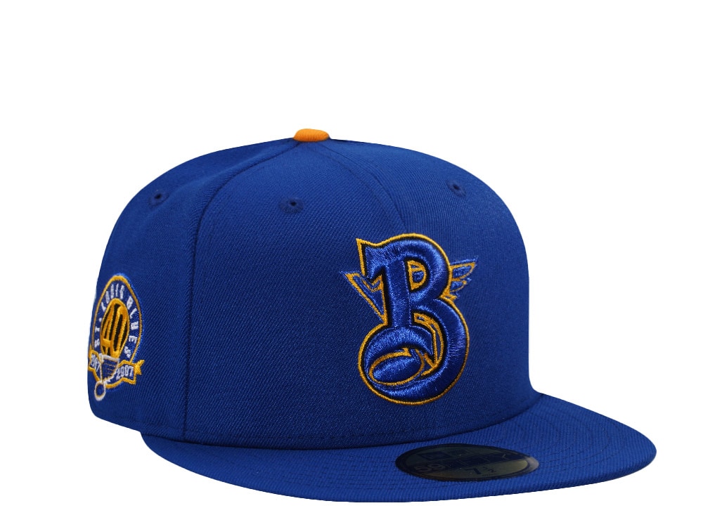 New Era St. Louis Blues 40th Anniversary Blue Prime Edition 59Fifty Fitted Cap