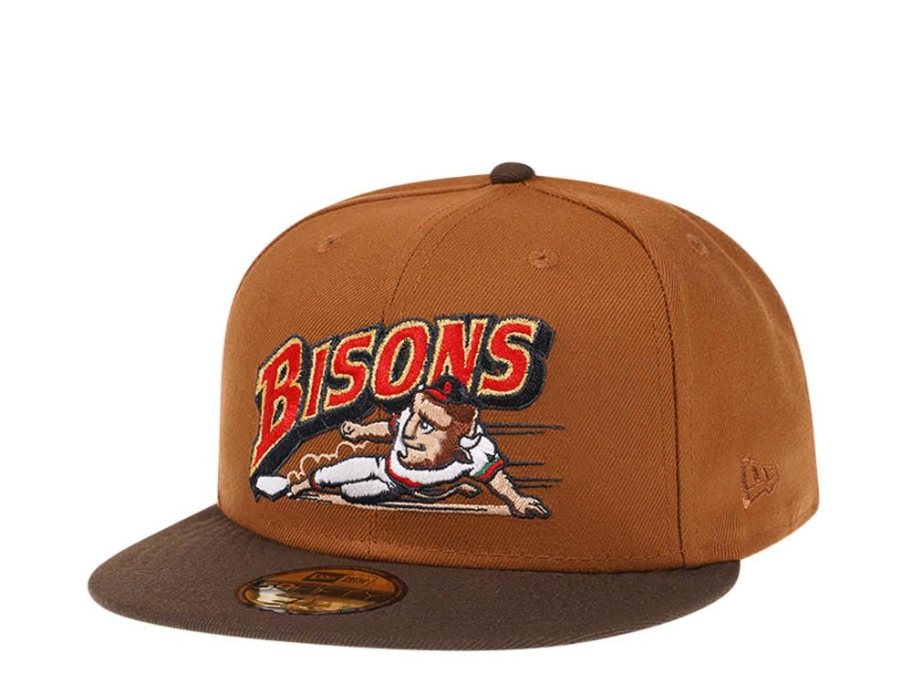 New Era Buffalo Bisons Bourbon and Suede Edition 59Fifty Fitted Hat