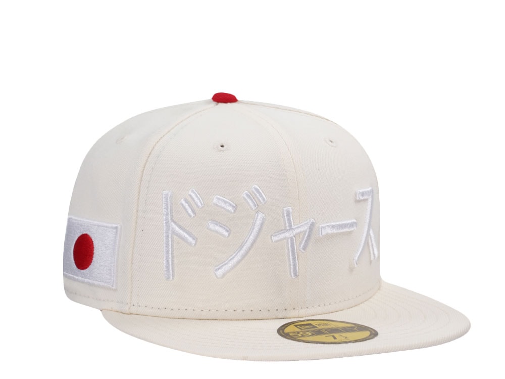New Era Los Angeles Dodgers Kanji Japan White Prime Edition 59Fifty Fitted Cap