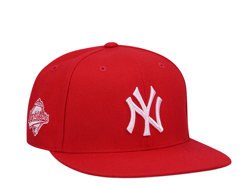 47Brand New York Yankees World Series 1996 Red Sure Shot Under Captain Snapback Hat