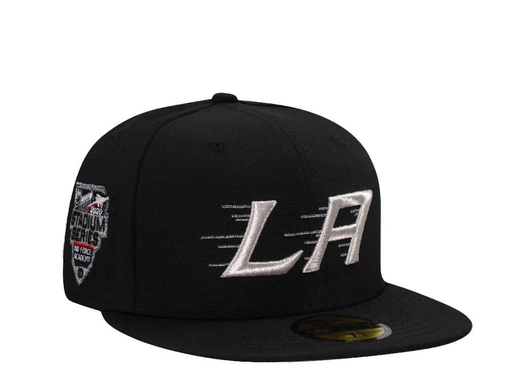 New Era Los Angeles Kings 20th Stadium Anniversary Black Prime Edition 59Fifty Fitted Cap