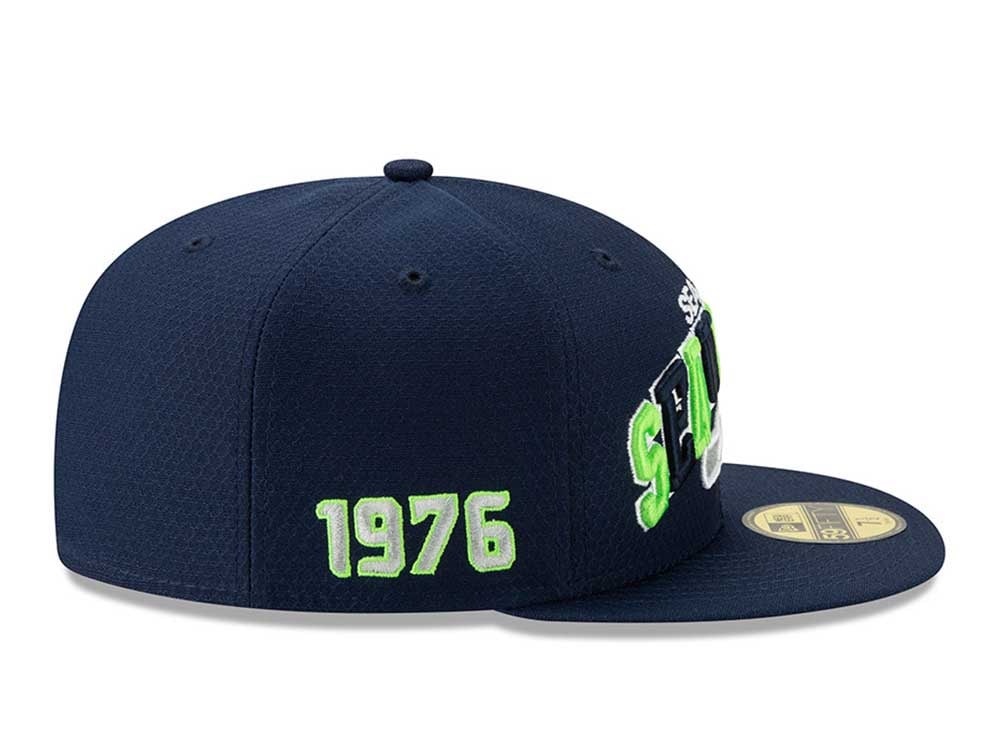 New Era Seattle Seahawks Sideline Cap Home 59Fifty Fitted Hat