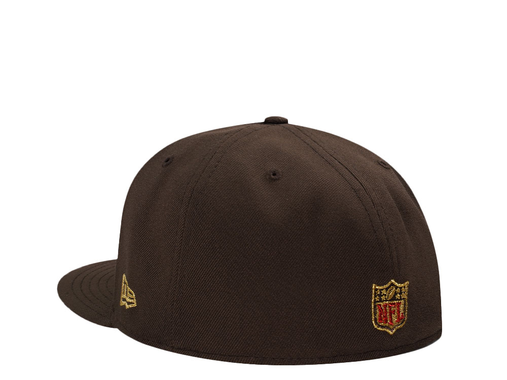 New Era San Francisco 30th Anniversary Super Bowl XXIV Walnut Throwback Edition 59Fifty Fitted Hat