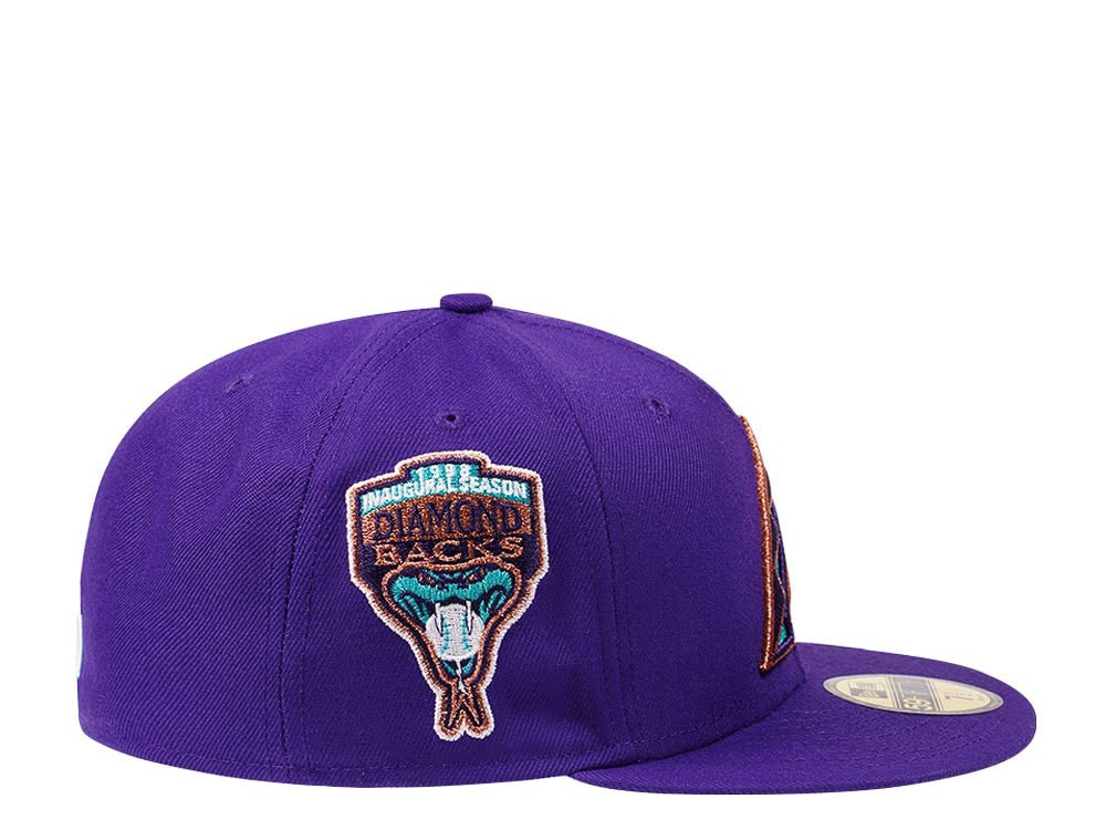 New Era Arizona Diamondbacks Inaugural 1998 Season Purple Edition 59Fifty Fitted Hat
