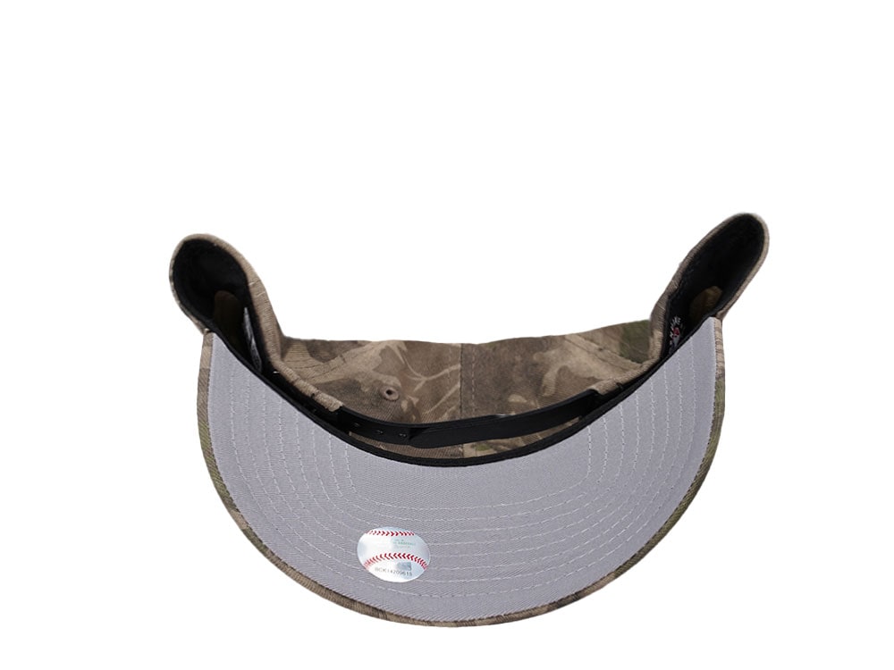 New Era Baltimore Orioles Leaf Camo Copper 9Forty A Frame Snapback Hat