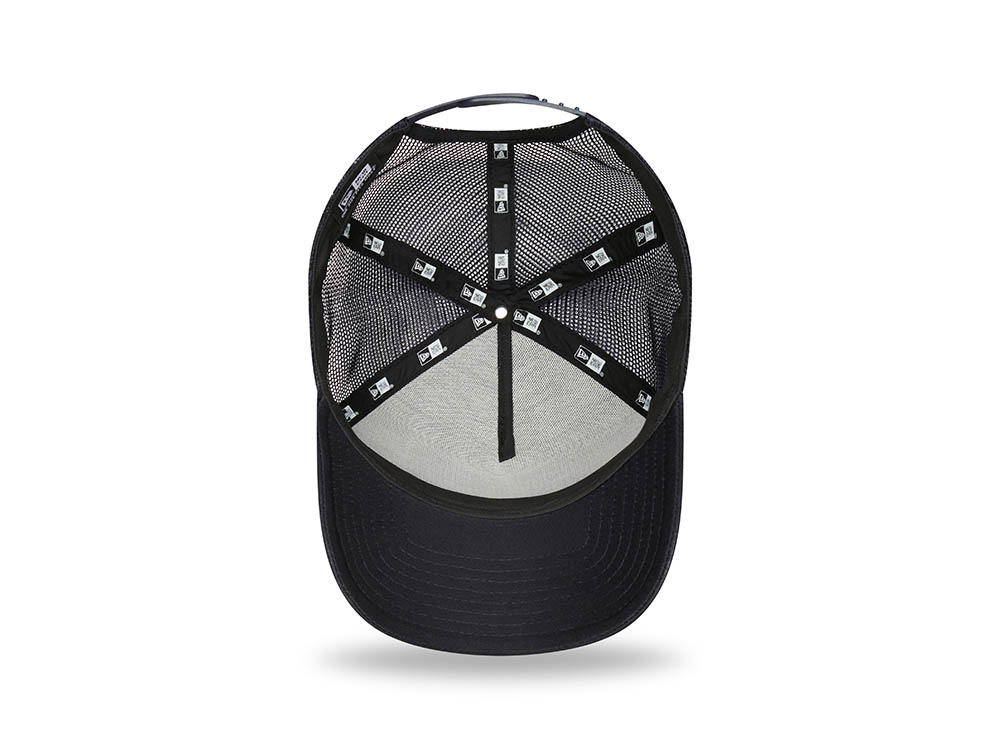 New Era Washington Postcard Navy A Frame Trucker Snapback Hat