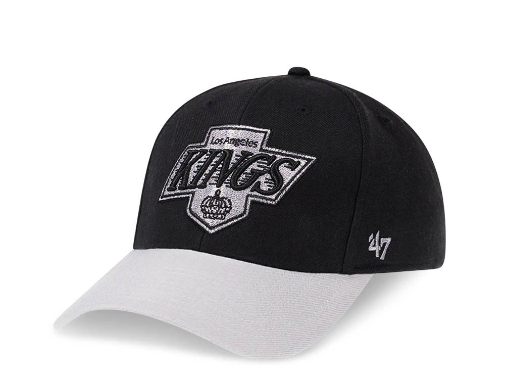 47Brand Los Angeles Kings Vintage Black Strapback Hat