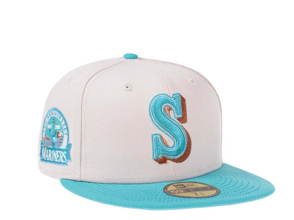 New Era Seattle Mariners 30th Anniversary Stone Prime Two Tone Edition 59Fifty Fitted Hat