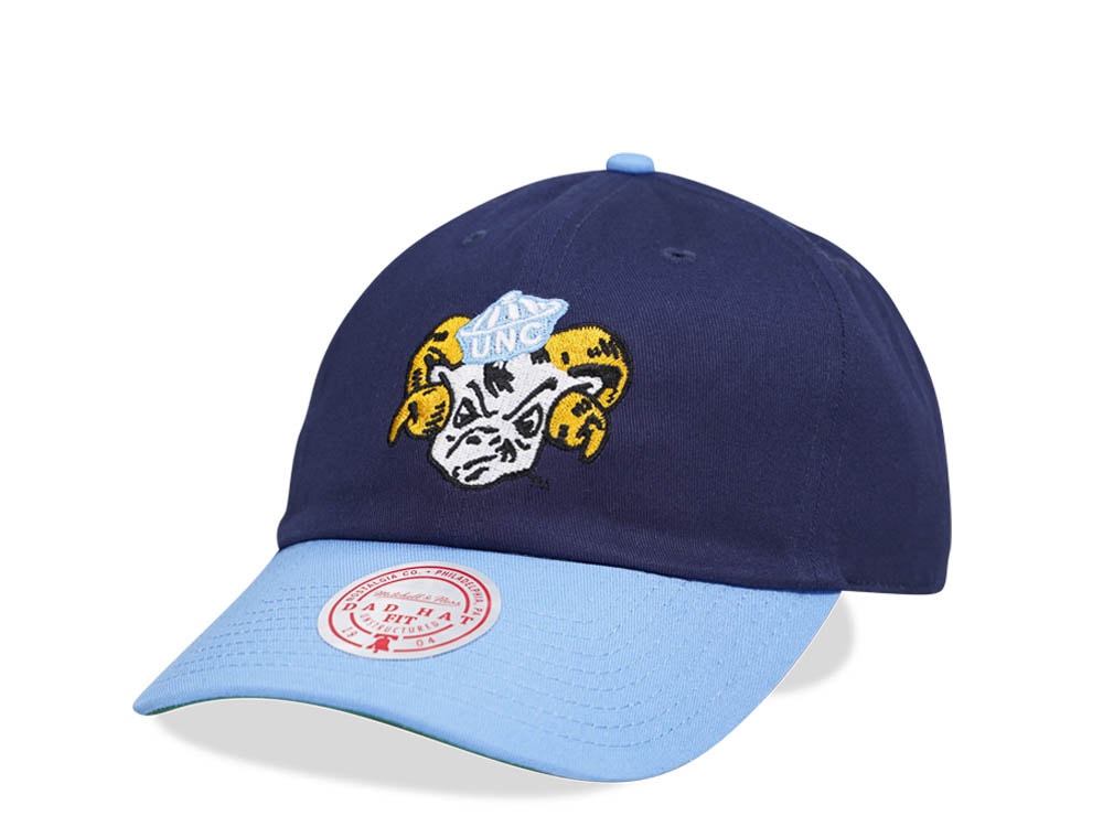 Mitchell & Ness University of North Carolina Team Two Tone 2.0 Dad Strapback Hat