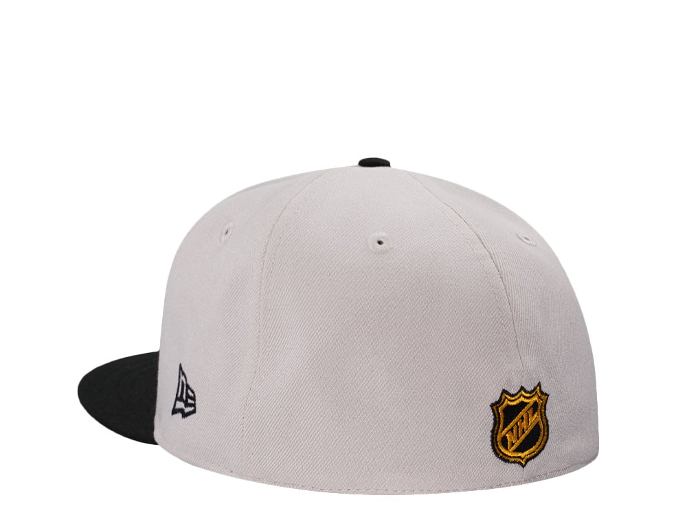 New Era Pittsburgh Penguins Stanley Cup Champions 1991 Stone Two Tone Edition 59Fifty Fitted Hat
