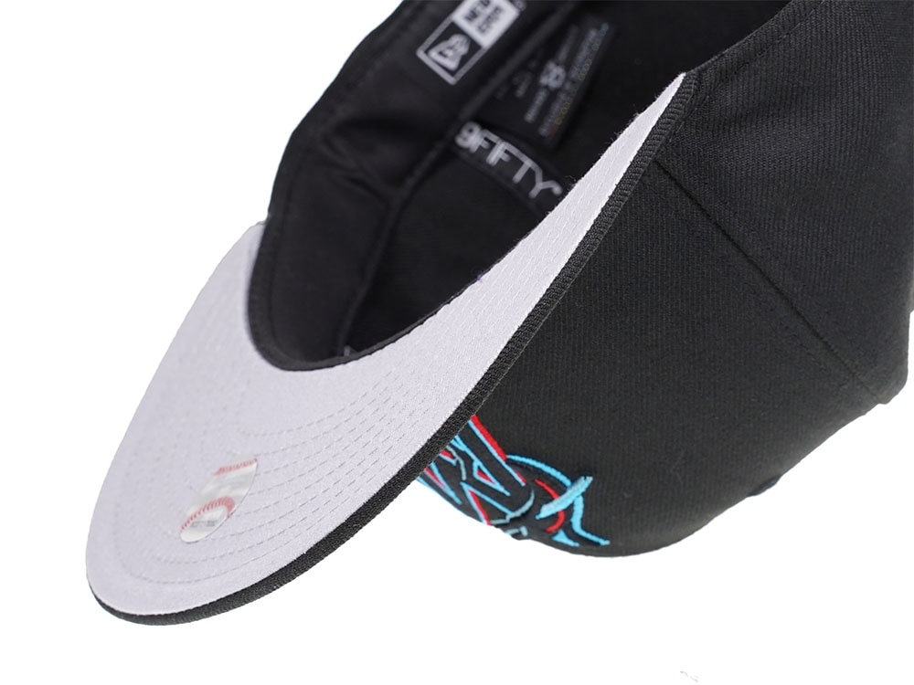 New Era Miami Marlins Black Edition 9Fifty Snapback Hat