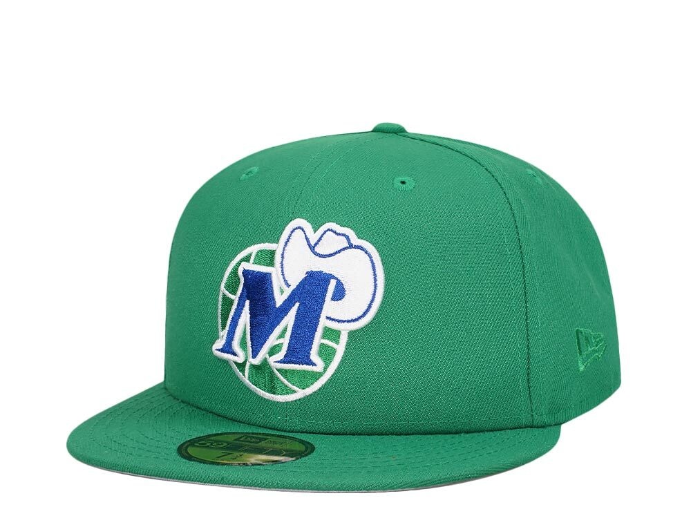 New Era Dallas Mavericks Hardwood Classic Green Edition 59Fifty Fitted Hat