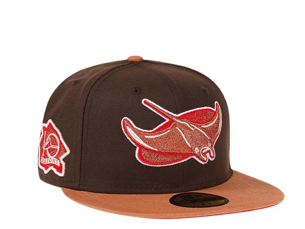 New Era Tampa Bay Rays 10th Anniversary Copper Canvas Edition 59Fifty Fitted Hat