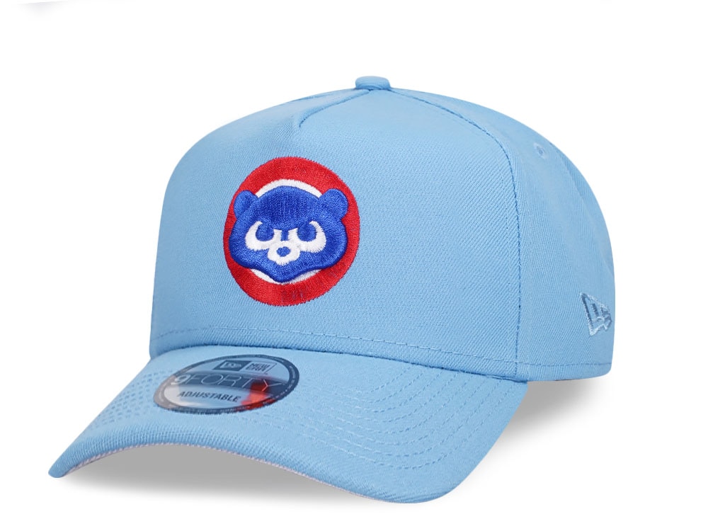 New Era Chicago Cubs Sky Blue Classic Edition 9Forty A Frame Snapback Hat