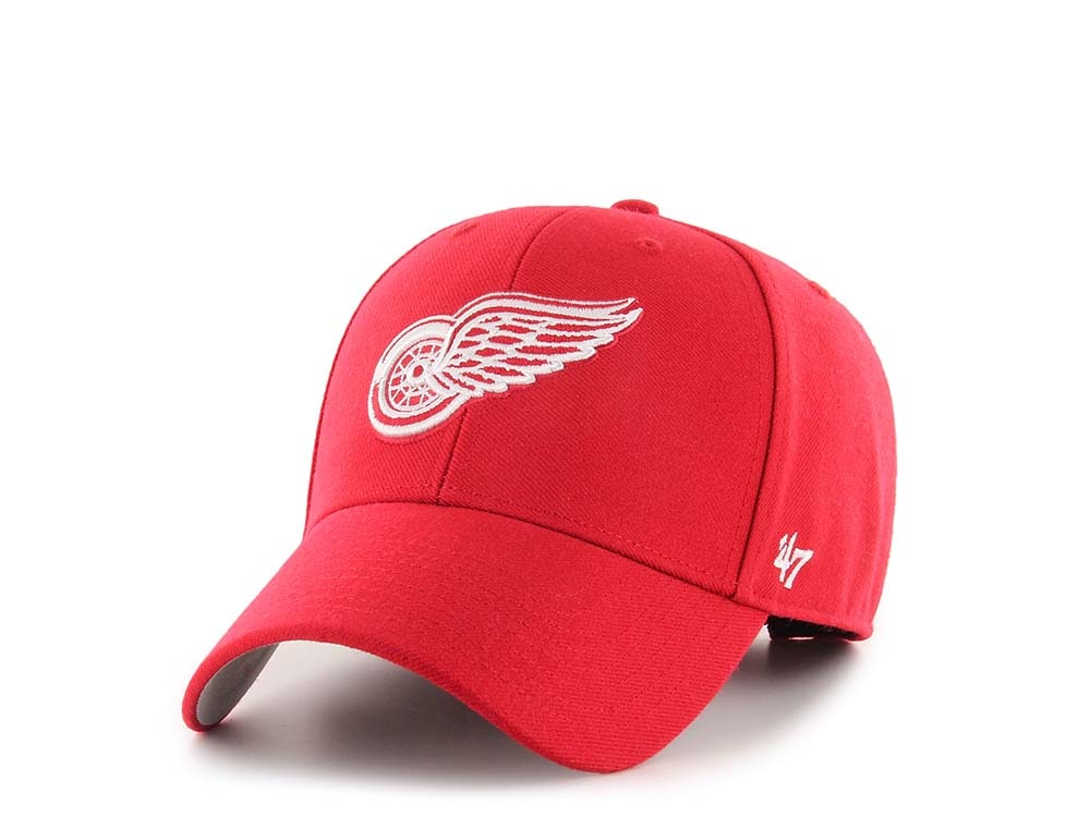 47Brand Detroit Redwings Classic Red Strapback Hat