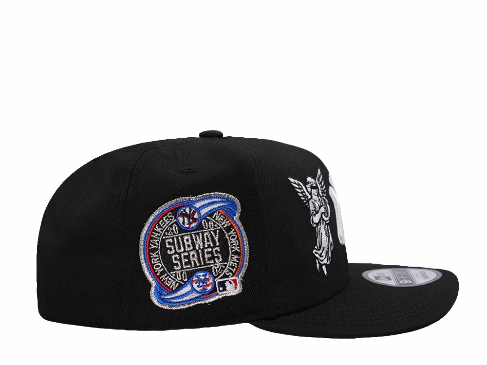 New Era New York Yankees Subway Series Angel Black Prime Edition 9Fifty A Frame Snapback Cap