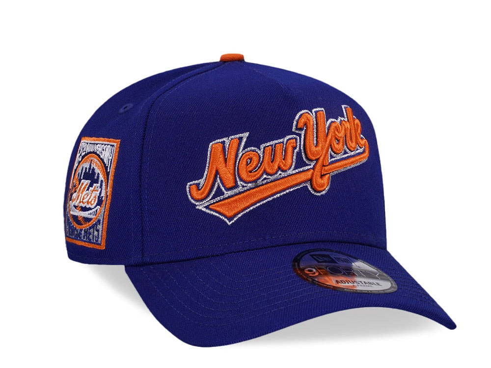 New Era New York Mets 25th Anniversary Color Flip Edition 9Forty A Frame Snapback Hat
