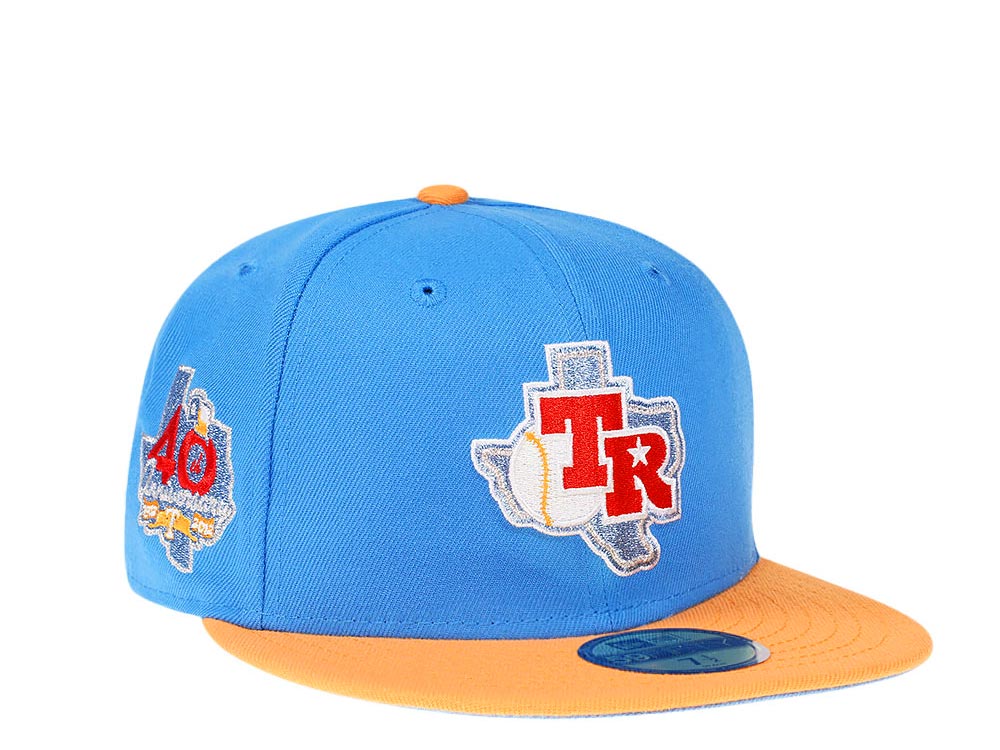 New Era Texas Rangers 40th Anniversary Ice Two Tone Prime Edition 59Fifty Fitted Hat