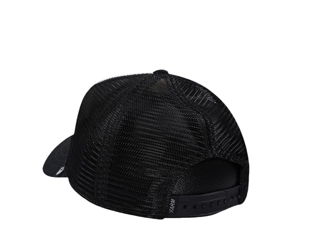 Goorin Bros The Cash Cow Black White Trucker Snapback Hat