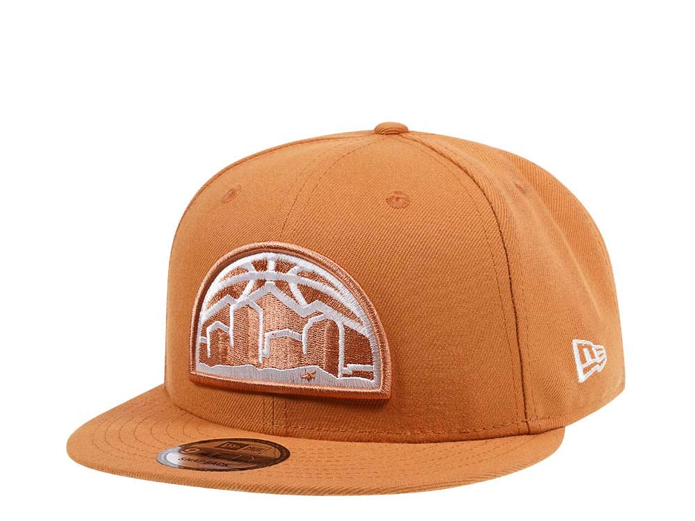 New Era Denver Nuggets Panama Tan Prime Edition 9Fifty Snapback Hat