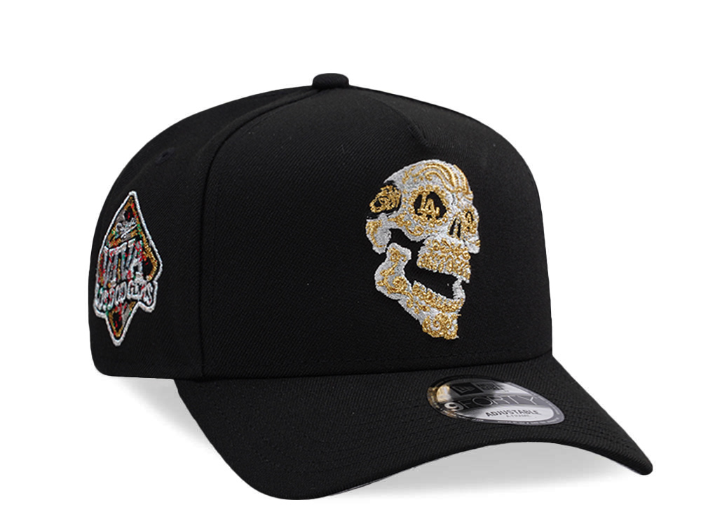 New Era Los Angeles Dodgers Viva Black Prime Edition 9Forty A Frame Snapback Cap