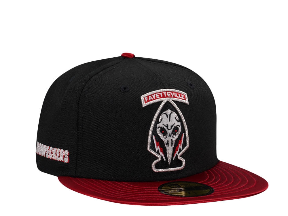 New Era Fayetteville Woodpeckers Horror Pack Satin Brim Edition 59Fifty Fitted Hat