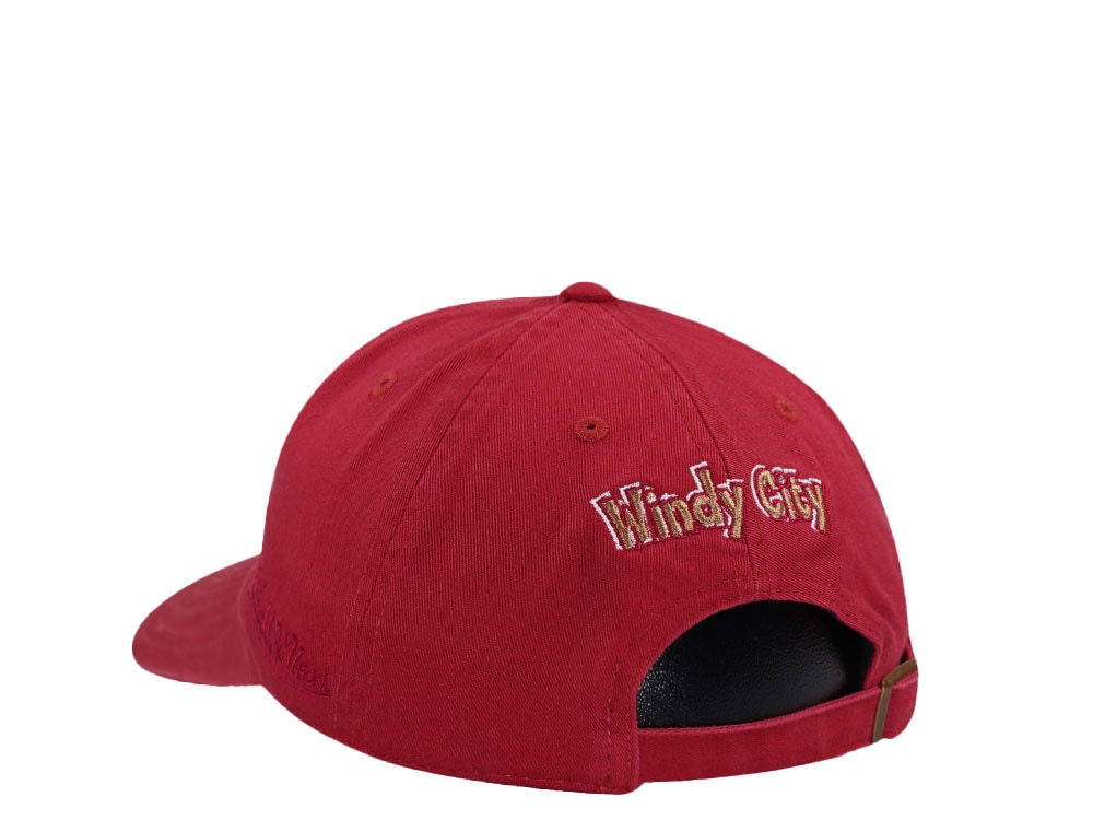 Mitchell & Ness Atlanta Hawks Golden Hour Glaze Red Dadhat Strapback Hat