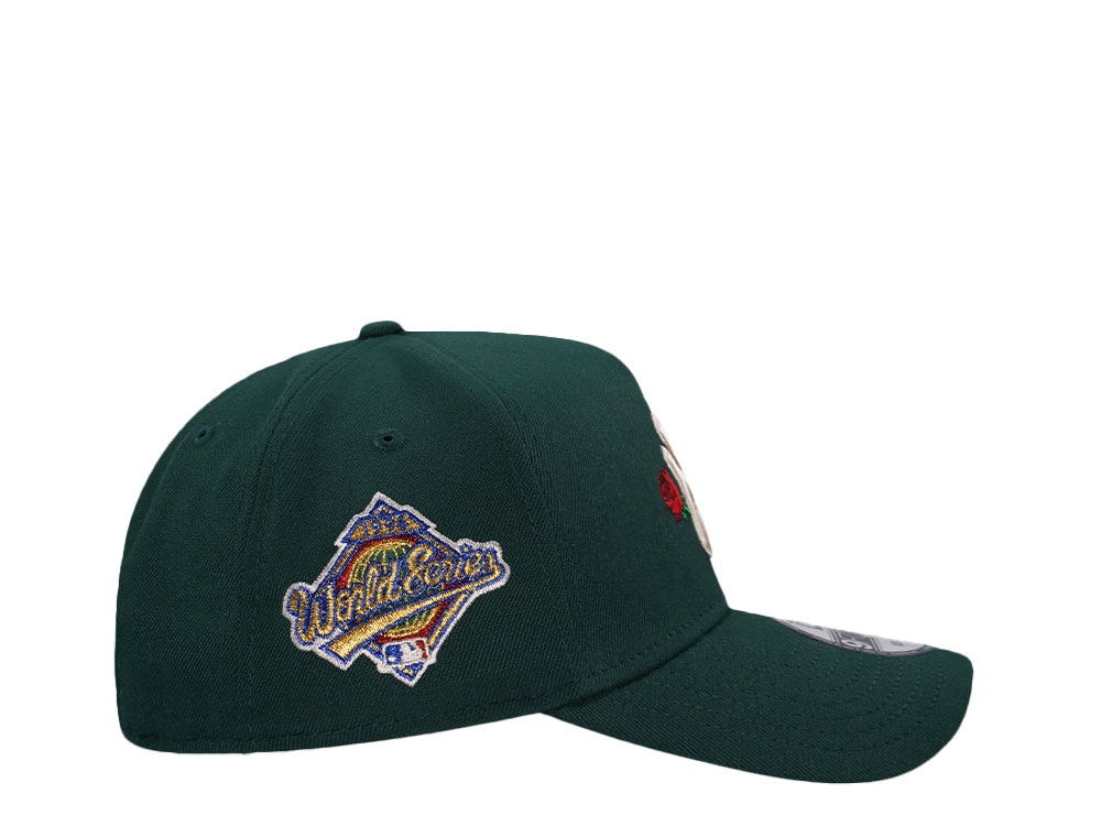 New Era New York Yankees World Series 1996 Green Rose 9Forty A Frame Snapback Hat