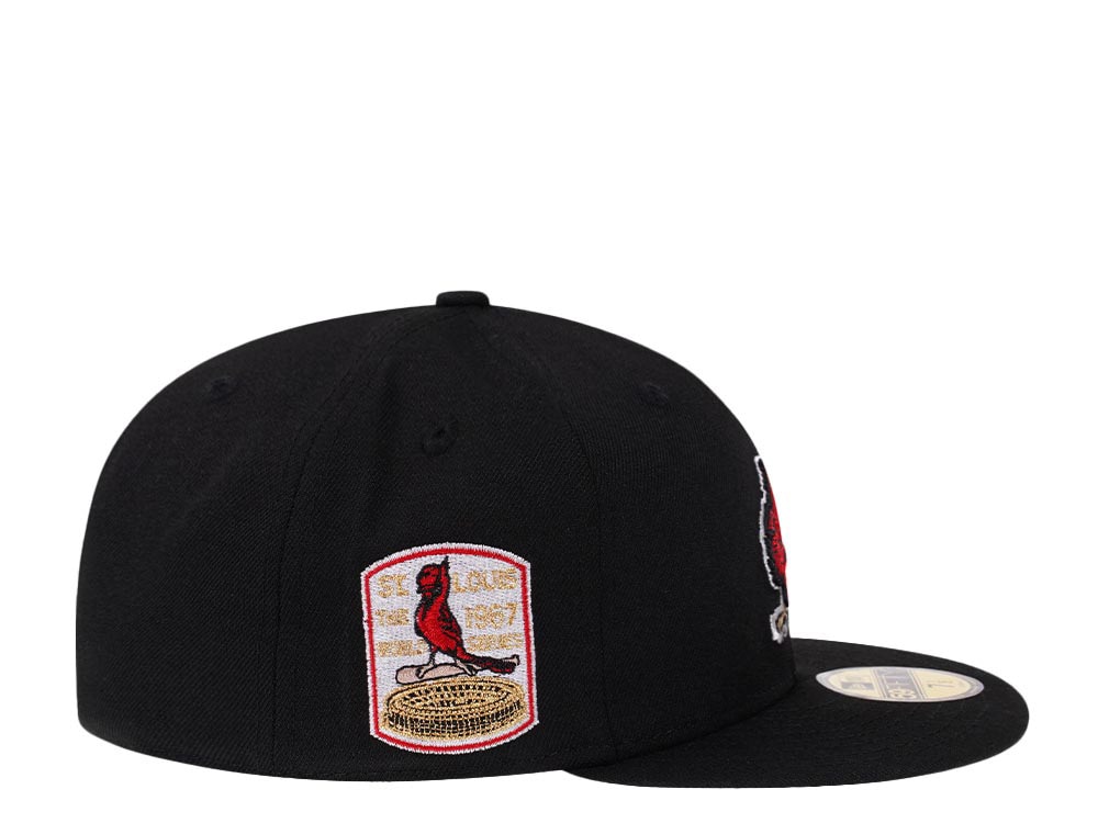 New Era St. Louis Cardinals World Series 1967 Black Throwback Edition 59Fifty Fitted Hat