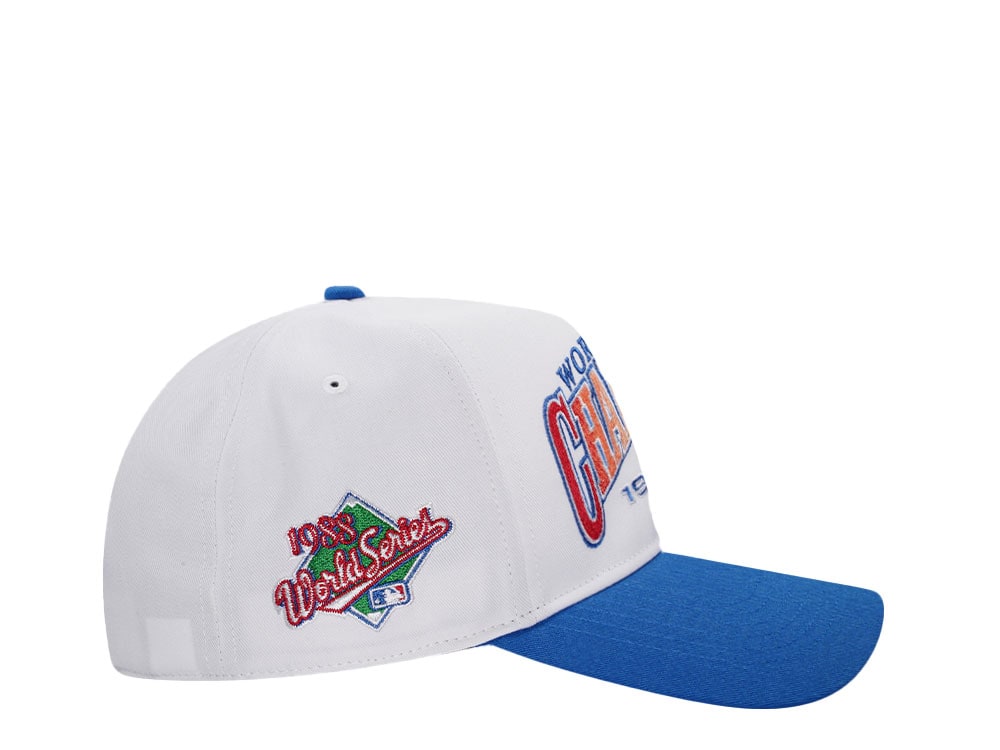 47Brand Los Angeles Dodgers World Series 1986 White Arch Champions Hitch Snapback Hat