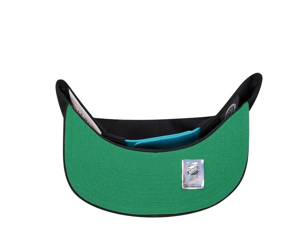 Mitchell & Ness San Jose Sharks Retro Lock Up Snapback Hat