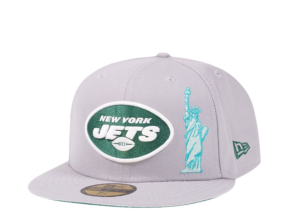 New Era New York Jets City Icons Grey Edition 59Fifty Fitted Hat