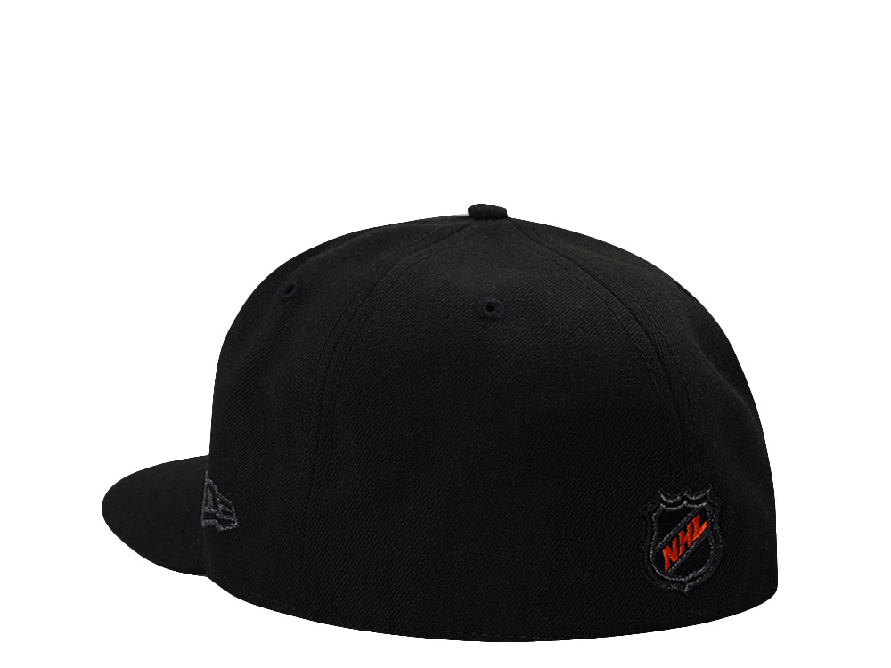 New Era Anaheim Ducks 10th Anniversary Blackout Prime Edition 59Fifty Fitted Cap