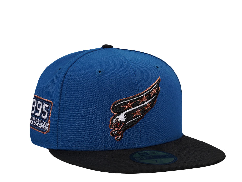 New Era Washington Capitals All Time Goals Ovechkin Blue Two Tone Edition 59Fifty Fitted Cap