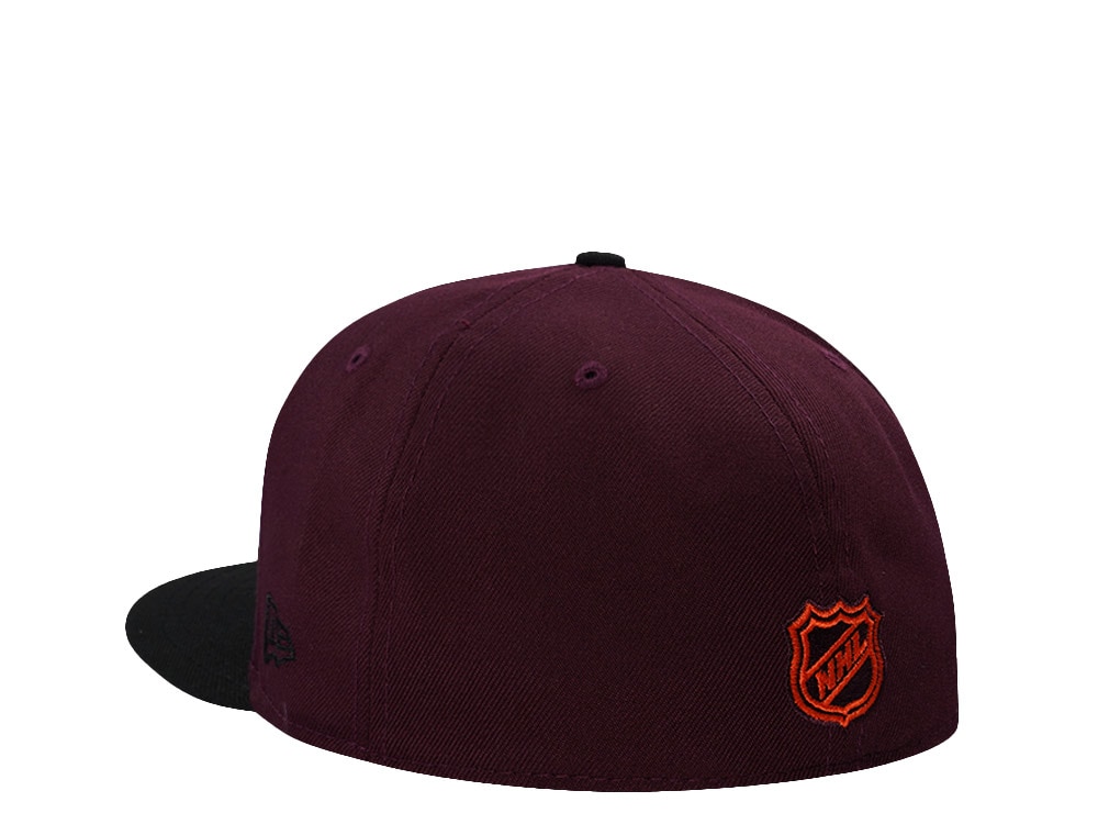 New Era Anaheim Ducks Inaugural Season Maroon Two Tone Edition 59Fifty Fitted Cap