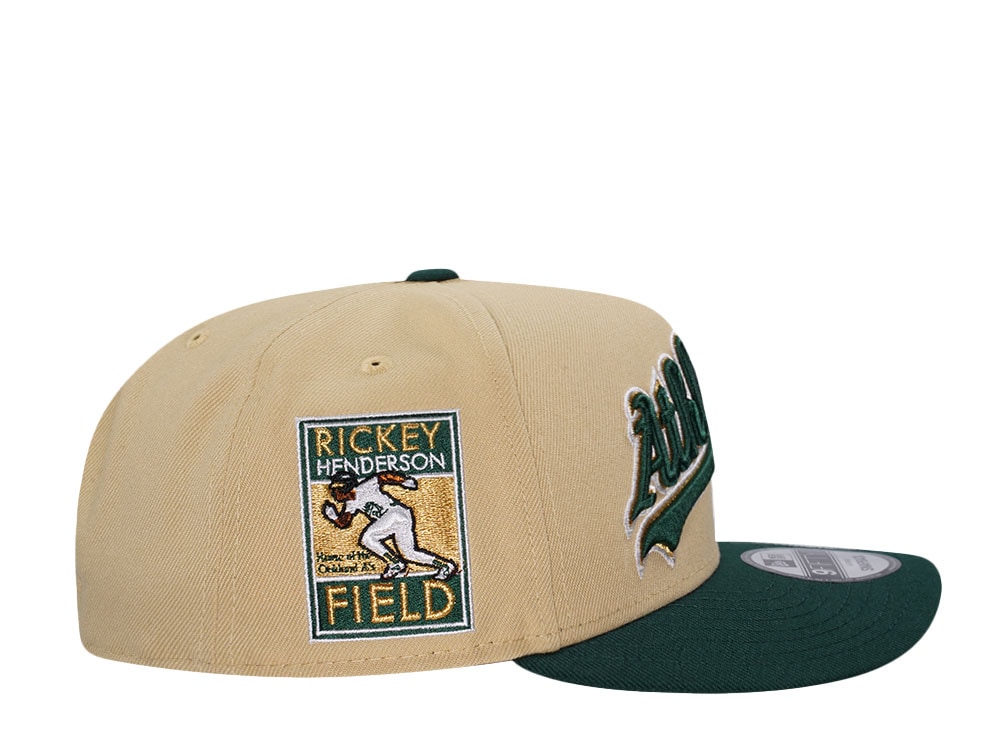 New Era Oakland Athletics Vegas Gold Two Tone 9Fifty A Frame Snapback Hat