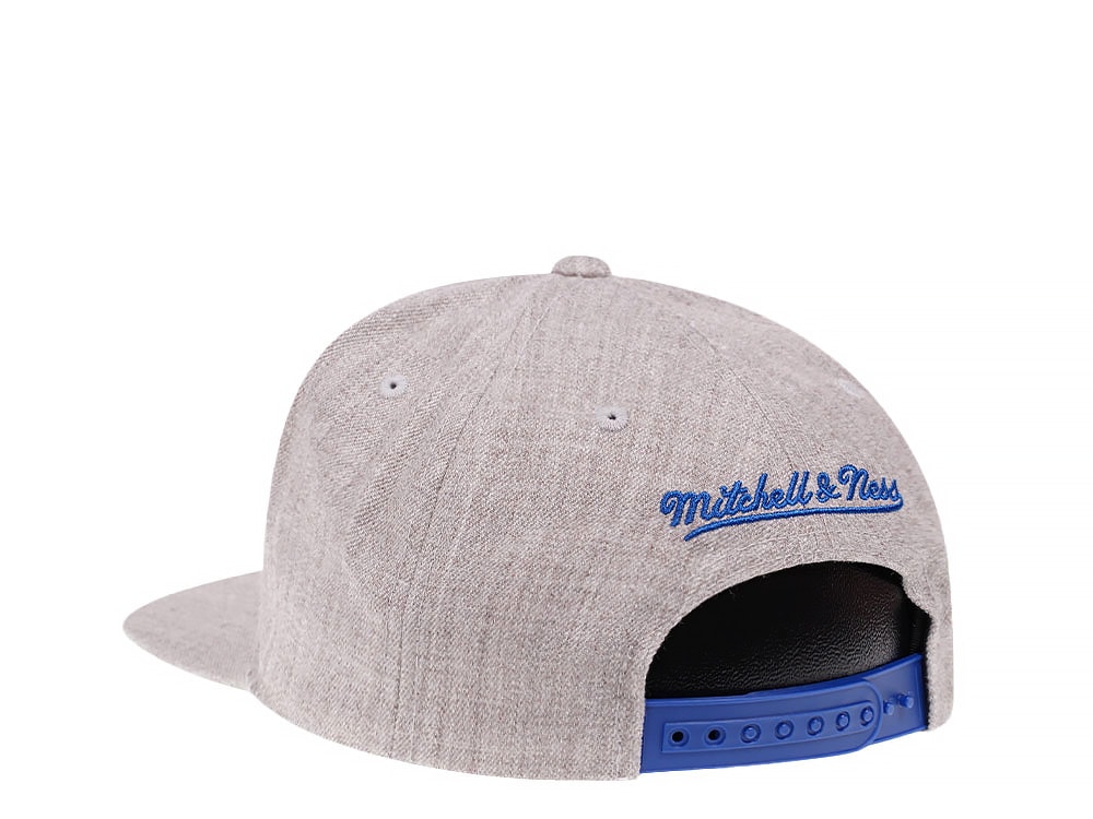Mitchell & Ness Detroit Pistons Hardwood Classics Heather Snapback Hat