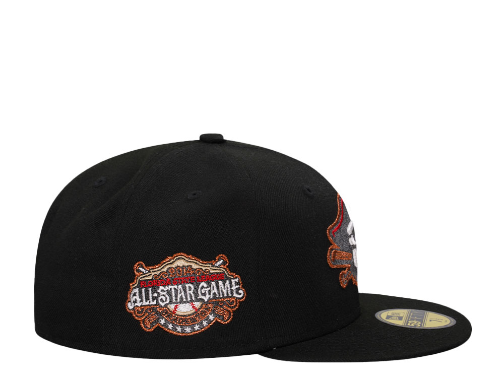 New Era Bradenton Marauders All Star Game 2014 Black Copper Edition 59Fifty Fitted Hat