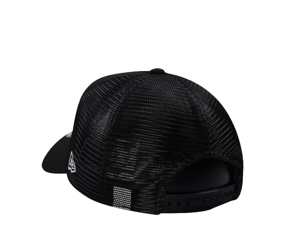 New Era Toronto Maple Leafs Black Prime Edition 9Forty A Frame Trucker Snapback Cap