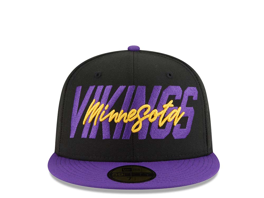 New Era Minnesota Vikings NFL Draft 22 59Fifty Fitted Hat